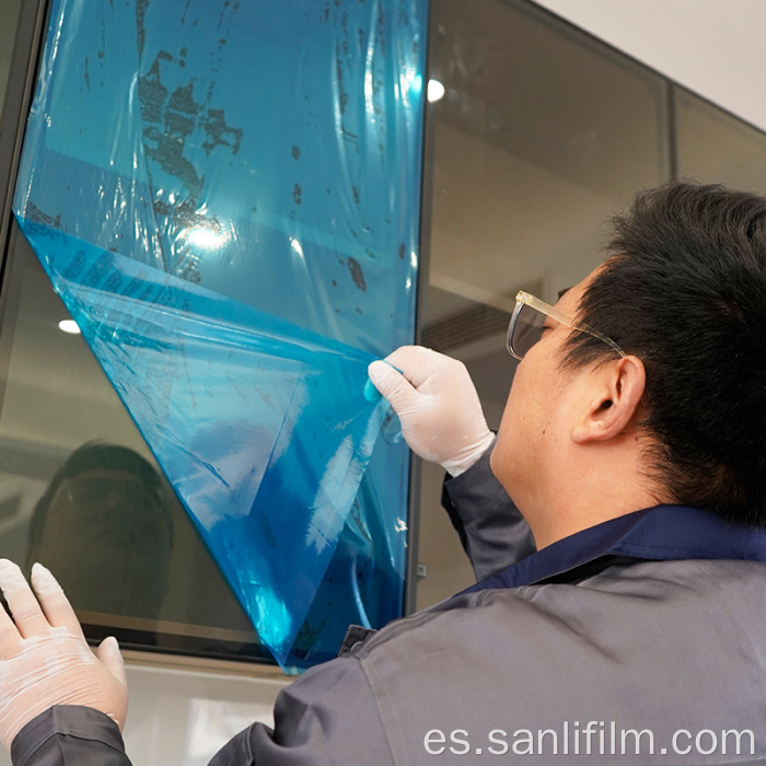 Opción de perforación para película protectora de vidrio o ventana